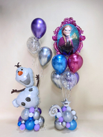 Олаф и Анна из шаров