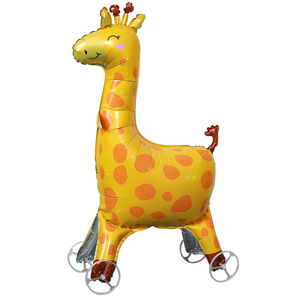 Шар Фольгированный Каталка Жираф (Ассорти)