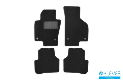 Коврики в салон  VOLKSWAGEN Passat B7 2011-2015, седан, 4 шт. (текстиль) Klever.KLEVER03513422110KH