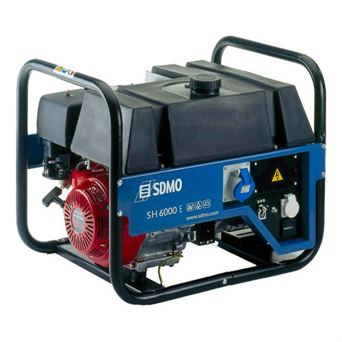 Генератор бензиновый SDMO SH 6000 E-S