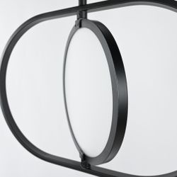 Подвесной светильник ARVET горизонтальный Черный