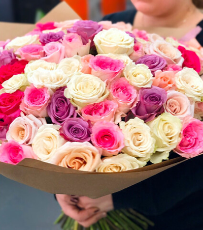 51 роза Эквадор (под заказ)