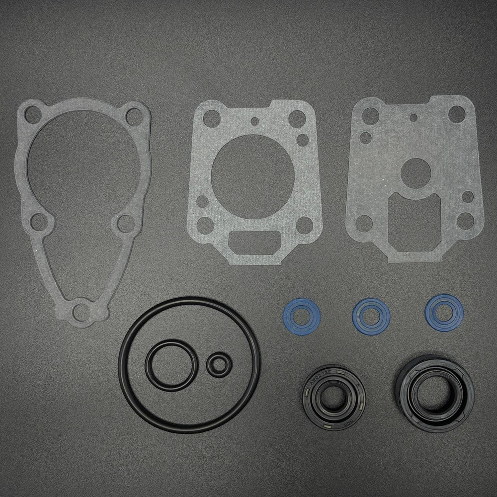 Комплект уплотнений (манжеты резинометаллические, прокладки паронитовые) GASKET SET (Quicksilver)