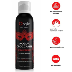 Хрустящая пенка для массажа Orgie Acqua Croccante Strawberry 150 мл