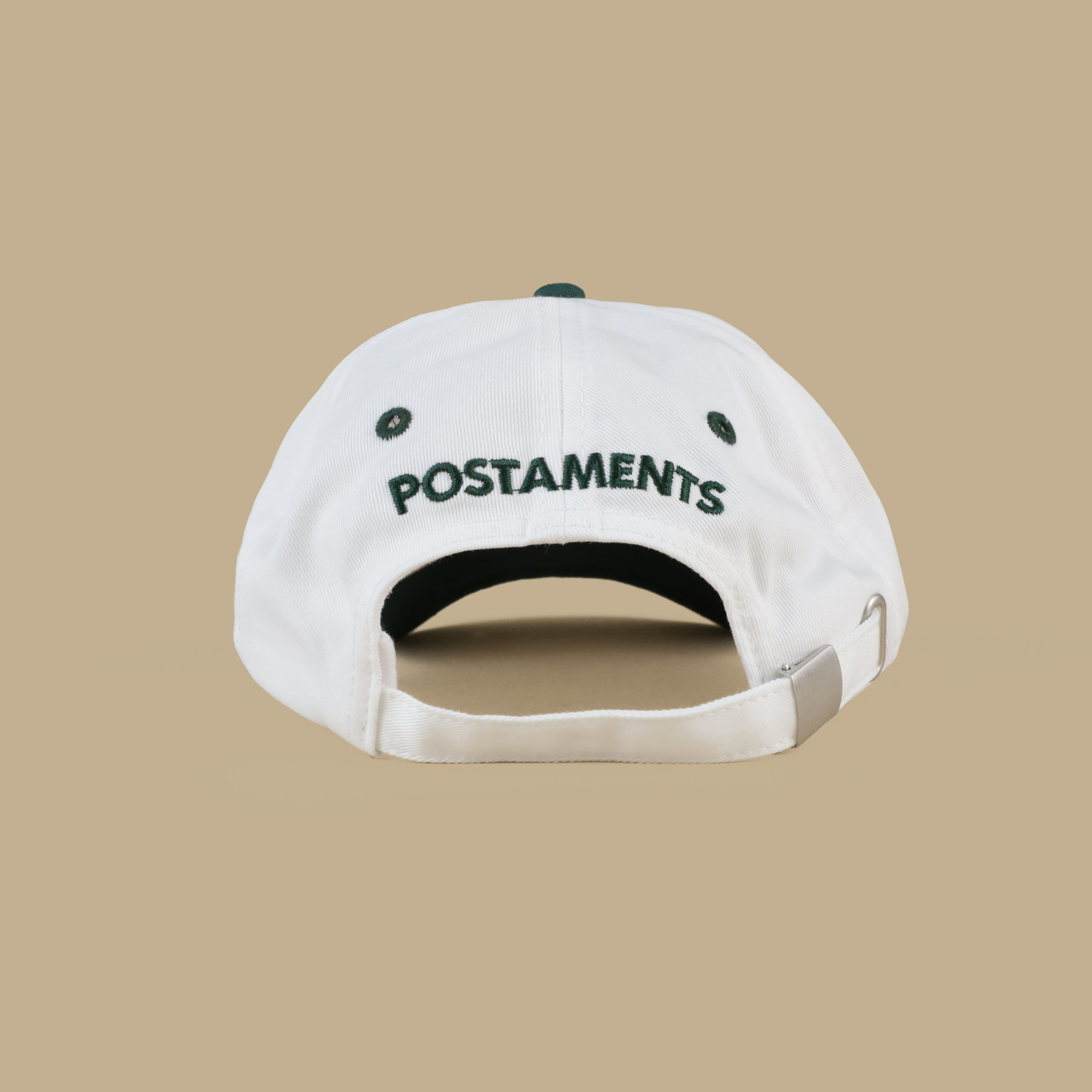 Кепка Postaments Dad's Cap (white/green) артикул: - купить в магазине Дайс