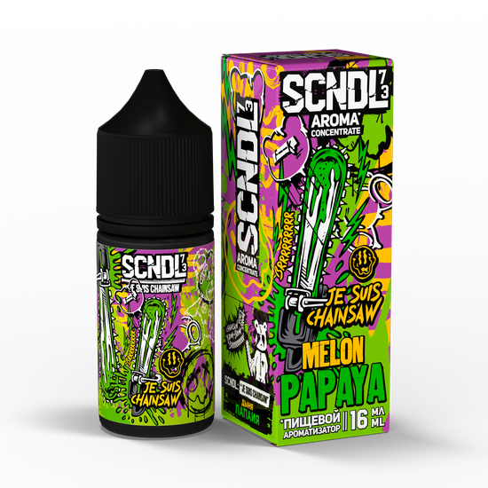 Ароматизатор SCNDL Je Suis Chainsaw (Дыня Папайя)
