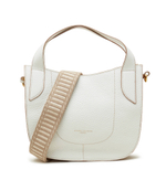 Кожаная сумка через плечо GIANNI CHIARINI - кремовый (BS 10894 TKL-CM)