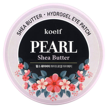 Koelf, Масло ши Pearl, гидрогелевые патчи для глаз, 60 патчей