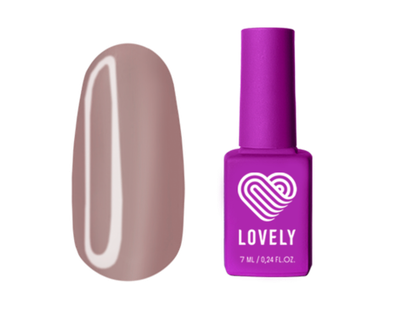 LOVELY Гель-лак Vitrage Nude VN01 (витражный), 7 ml