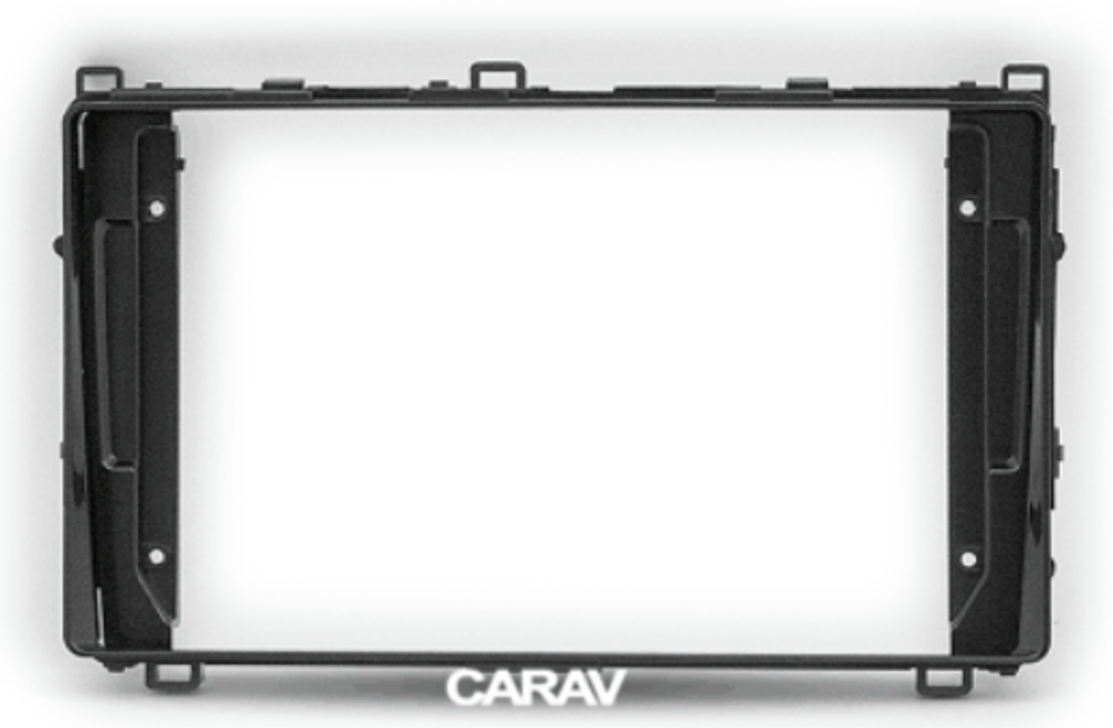 РАМКА TOYOTA Corolla (E170) 16+ черная 9" CARAV 22-1808