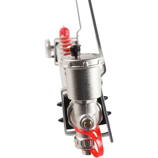 Коллектор Rommer 1"x3/4" на 10 контуров с запорными клапанами в сборе (нерж. сталь) RMS-3210-000010