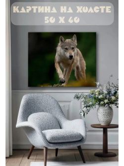 Картина на стену 40 X 50 Волк