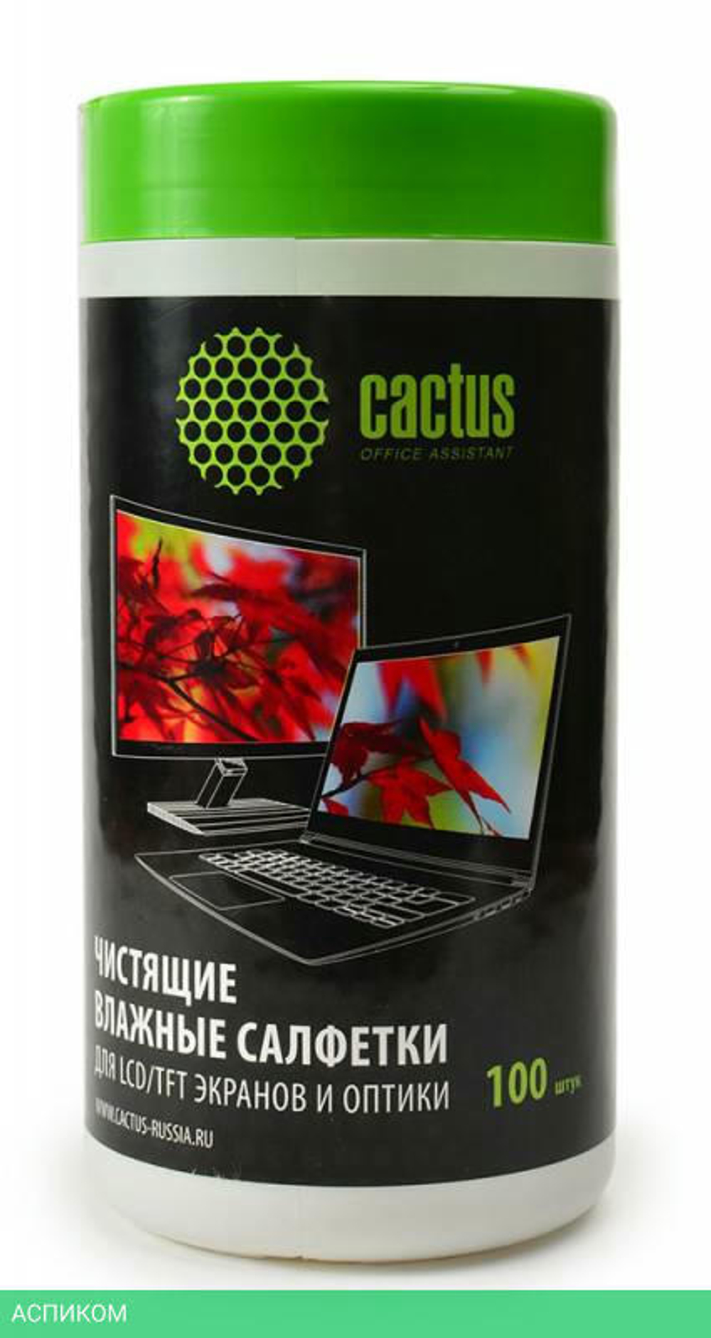 Салфетки для дисплеев Cactus CS-T1001 100 шт