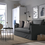 Диван-кровать 2-местный - IKEA HYLTARP/ХИЛТАРП ИКЕА, серый