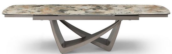 Стол обеденный раздвижной Scandi 200-300 испанская керамика на стекле