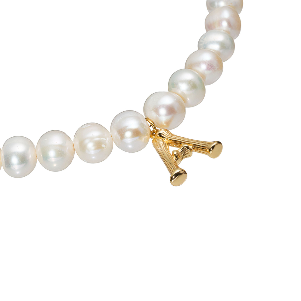 Колье-барочный жемчуг, буква