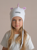 Шапка весенняя/осенняя вязаная (Молоко) UNIC