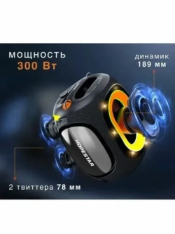 Портативная колонка Party 600, 300Вт, черный