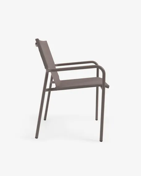 Уличный стул Zaltana коричневый