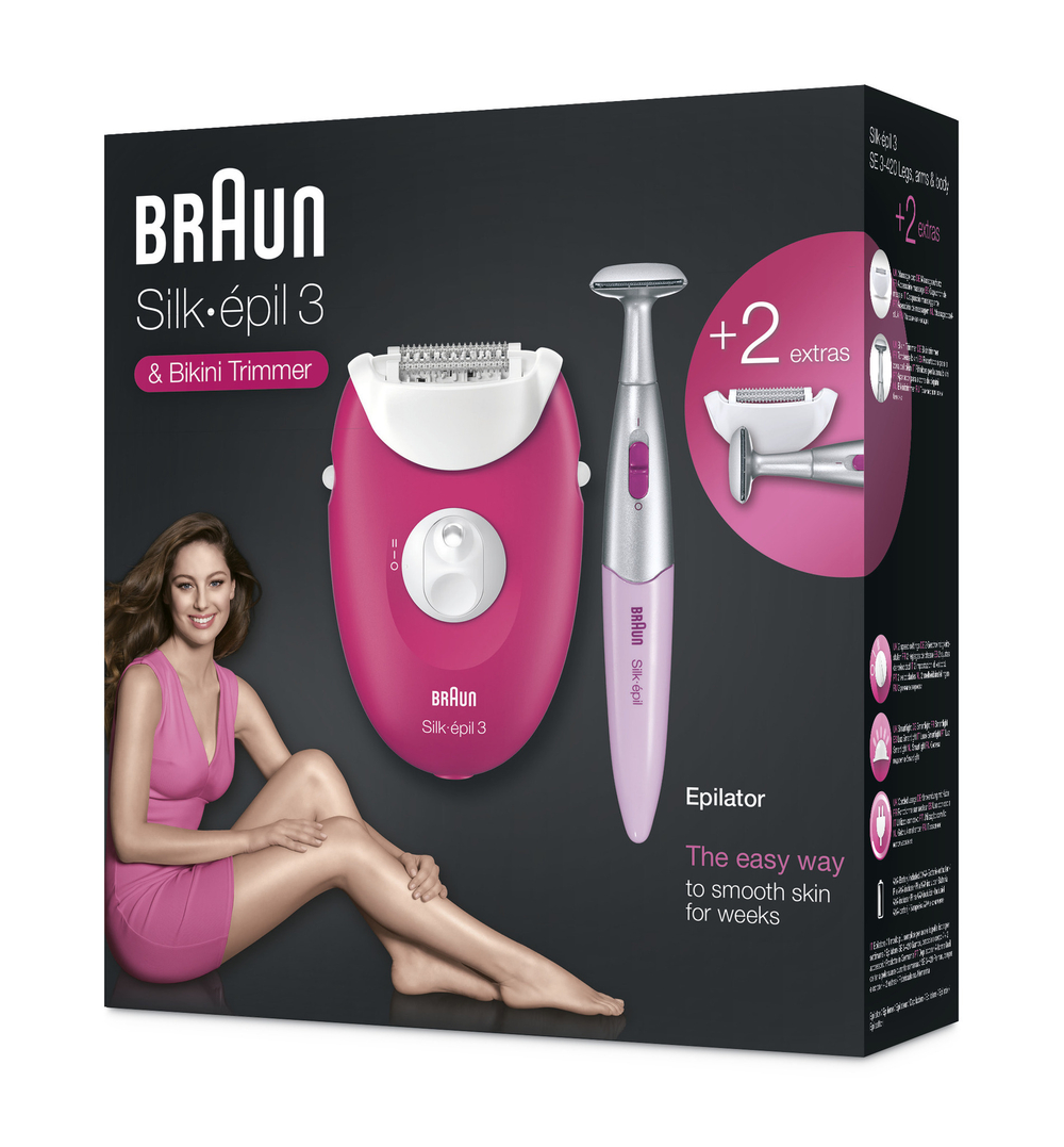 Эпилятор Braun Silk-epil 3-3420