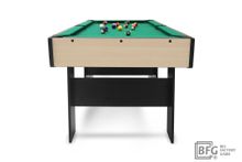 Бильярд BFG Compact Moby 4 (Йоркшир) (Пул, йоркшир/черный (ЛДСП), ЛДСП_16, Сукно Euro Pro 30 ш1.98м, Х/б сетка)