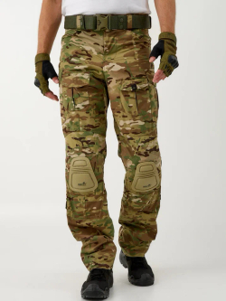 Брюки тактические GEN 3 COMBAT MULTICAM (Ген 3 Комбат мультикам), материал ткань рипстоп нейлон+хлопок (NYCO 50/50), расцветка MULTICAM, мужские, MIMICRYA