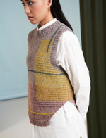 Жилет спицами "Asymmetry"