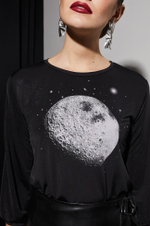 22300 Блузка женская (черный)