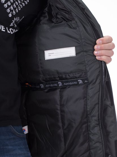 Куртка зимняя "Корсар" (т.серый/черный)