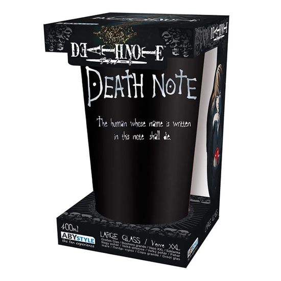 Бокал стеклянный Death Note Large Glass 400 ml Ryuk Matte x2 ABYVER163