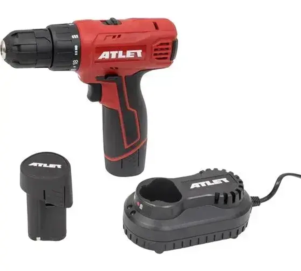 Дрель-шуруповерт, 25 мм, 12 В, 1700 об/мин, патрон - быстрозажимной, разноцветный