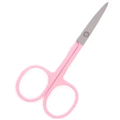 Ножницы маникюрные в пакете «Manicure set», классические, цвет розовый, 9см✦