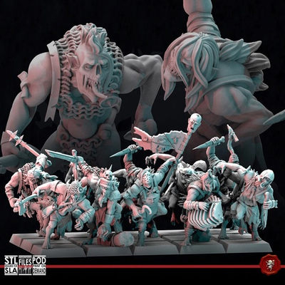 Миниатюры Warhammer Strigoi Court Ghouls