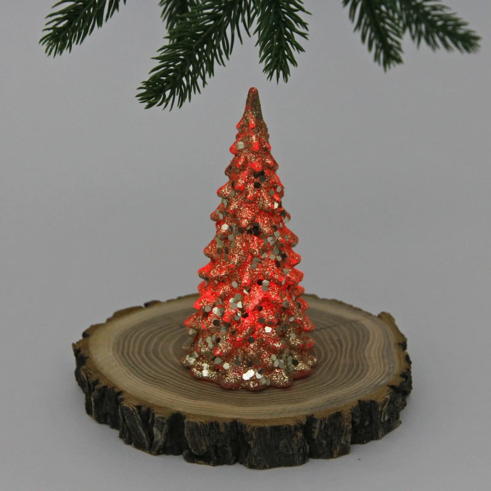 Сувенир с подсветкой «Волшебная красавица» 12 см, Золото (работает от батареек LR44*3)