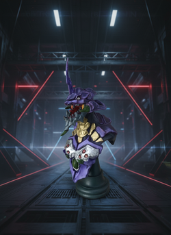 EVA-01 Бюст - Evangelion - Идеально для фаната 25см