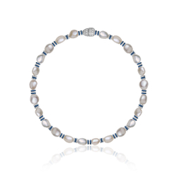 Чокер жемчужный с цирконами