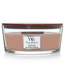 Топленое молоко, ароматическая свеча эллипс, WoodWick