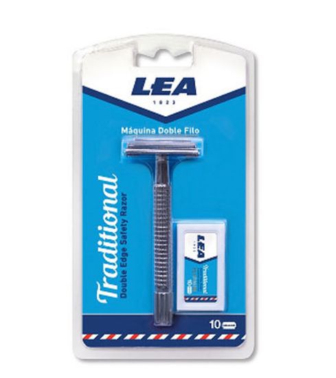 Т-образная бритва (станок) Lea + 10 лезвий