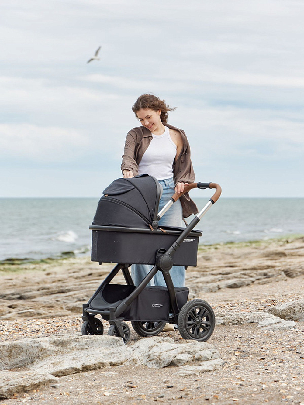 Детская коляска Happy Baby Mommer Pro 2 в 1 Black