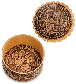 BST-125/ 2 Шкатулка «Москва» мал. (береста)