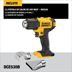 Тепловая пушка DEWALT DCE530, 20 В, литиевая батарея, промышленная электрическая тепловая пушка с регулируемой температурой и двойными насадками