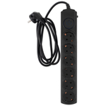 Сетевой фильтр Ippon BK-6-EU-1.8-10-B, 1.8м, черный