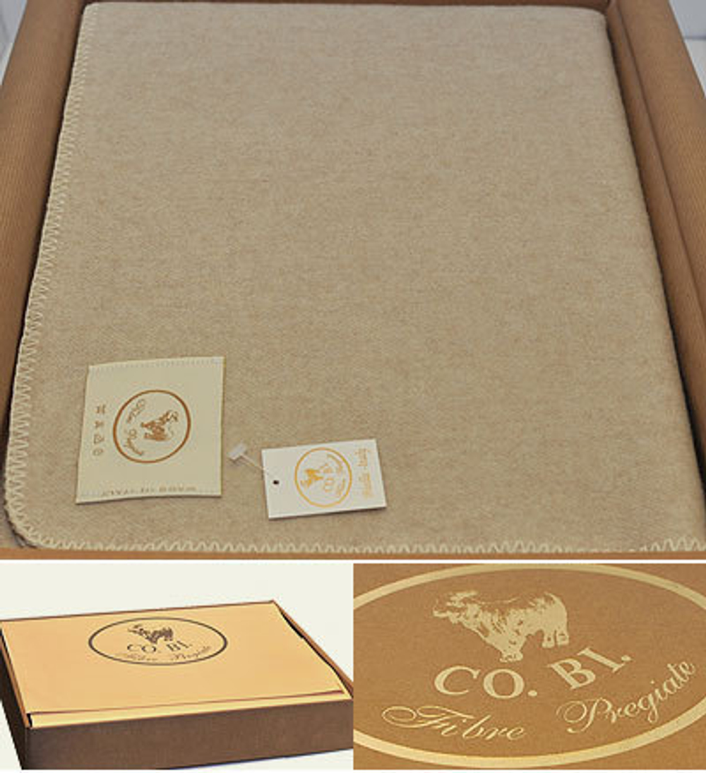 Плед 140х180 Angela от CO.BI. коричневый