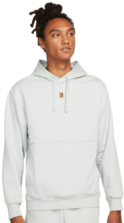 Мужская теннисная кофта Nike Court Fleece Tennis Hoodie M - grey haze