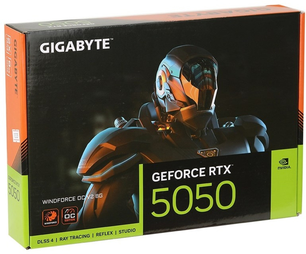 Видеокарта GIGABYTE RTX 5050 Windforce OC V2 (GV-N5050WF2OCV2-8GD) 8 Гб