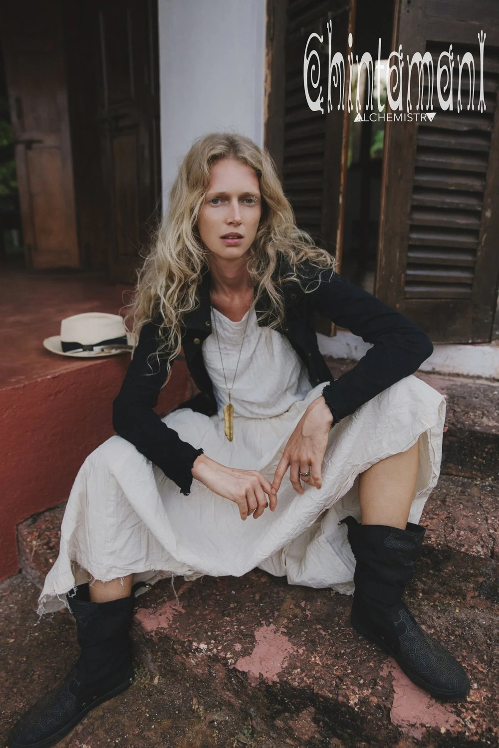 Юбка-трансформер Chintamani из необработанного хлопка