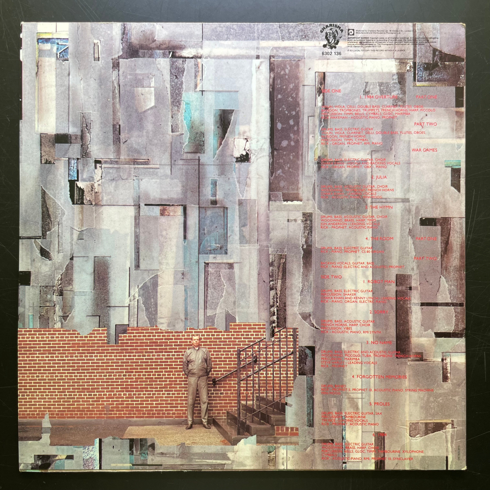 Rick Wakeman ‎– 1984 (Скандинавия 1981г.)