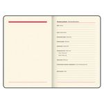 Ежедневник датированный 2023 А5 138x213 мм BRAUBERG "Goldy", цветной срез, синий, 114156