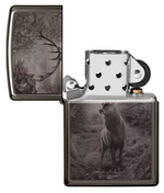 Зажигалка Black Ice® Deer Design ZIPPO 49059