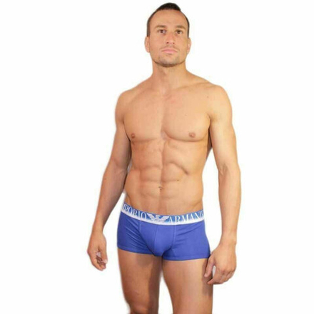 Мужские трусы боксеры Emporio Armani Blue Boxer